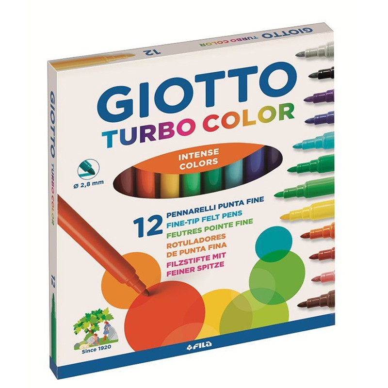 意大利 GIOTTO 齐多 可水洗水彩笔 儿童小学生绘画涂鸦水彩笔