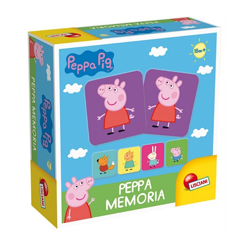 1-4岁 - PEPPA PIG GAMES， 小猪佩奇记忆训练卡， 专为幼儿设计的记忆训练游戏， 32张卡片。