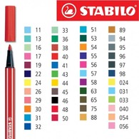 德国STABILO思笔乐 乐朋68中性笔 纤维水笔彩色勾线笔1.4mm 45颜色可选