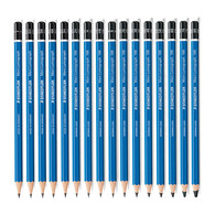 STAEDTLER（德国施德楼）蓝杆专业美术绘图铅笔 绘画素描铅笔， 各种尺寸。