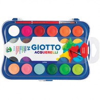 GIOTTO 水彩颜料， 意大利品牌12色装/24色装